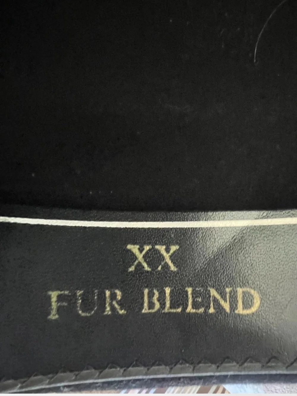 Vintage MHT Westerns Flint Black XX Fur Blend Studded Cowboy Hat Made in USA